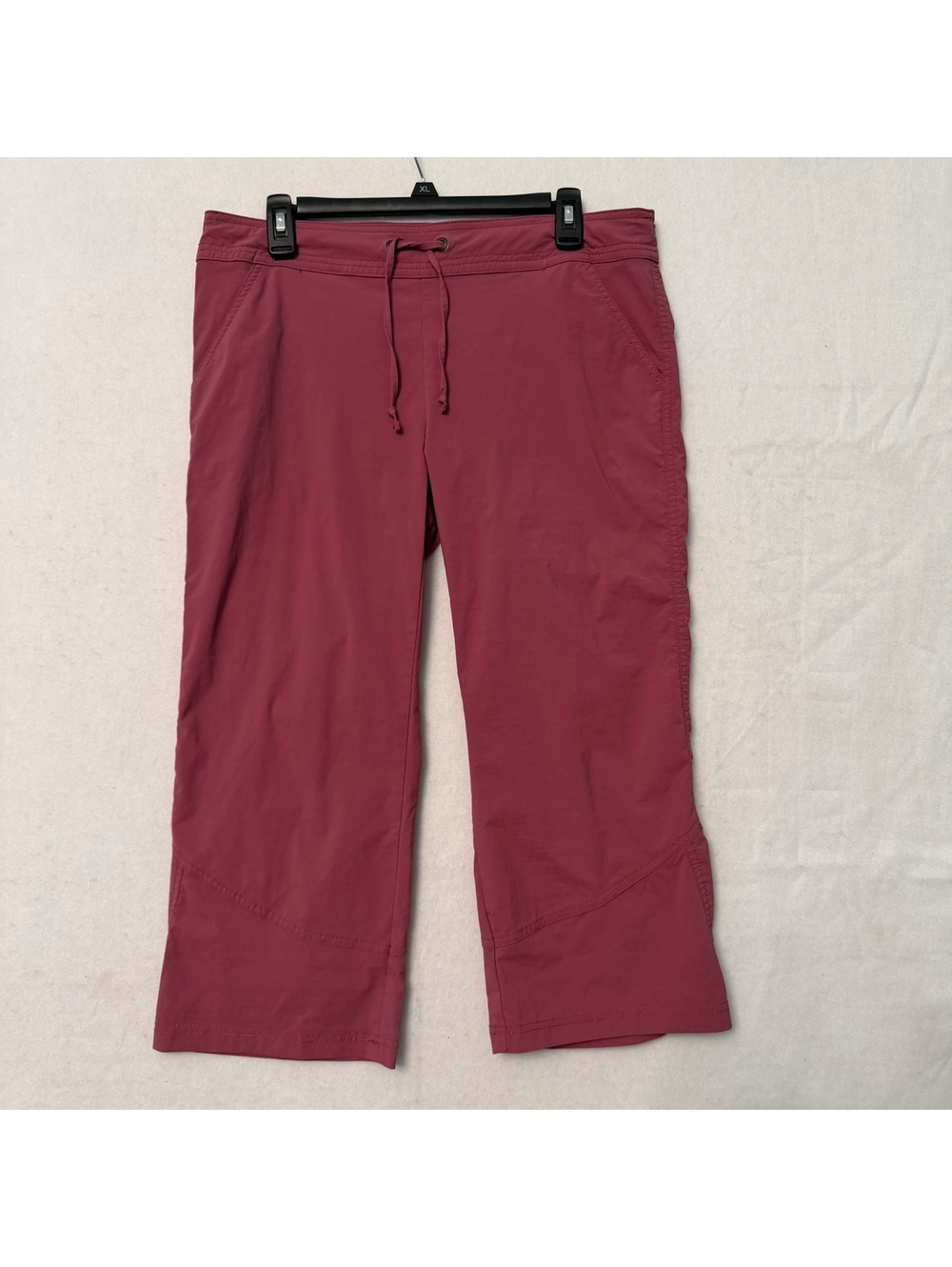 Prana Bliss Capri Pants Women's Medium Capris 22" Inseam Mauve Hiking Outdoors